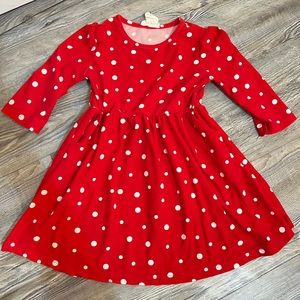 Red Toddler Girl Dress